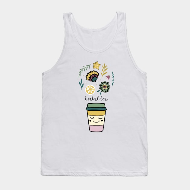 Herbal tea Tank Top by Elsbet